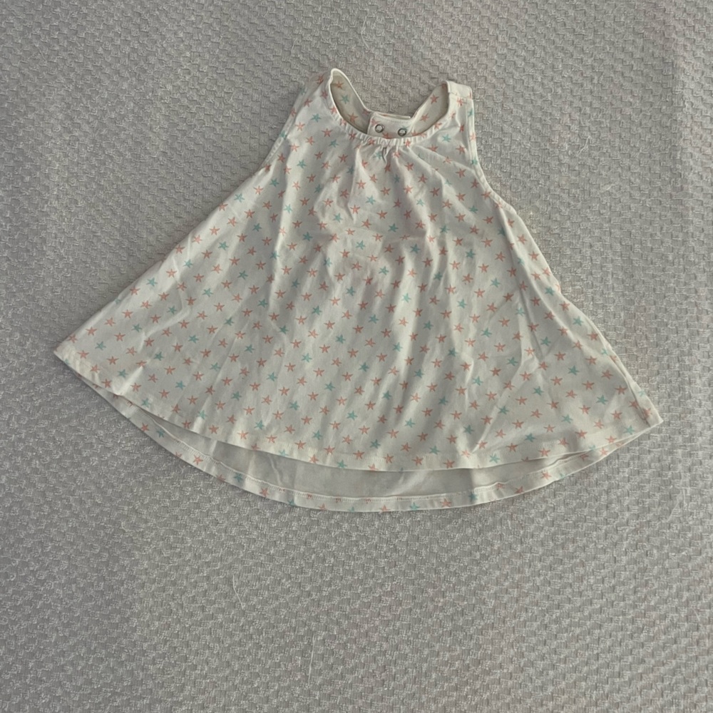 Blouse white with stars
